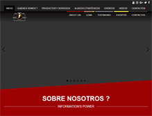 Tablet Screenshot of infopowerecuador.com